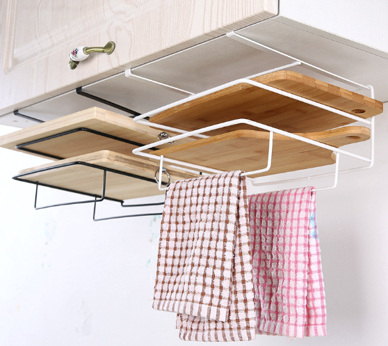 Kitchen Double Layer Towel Rack