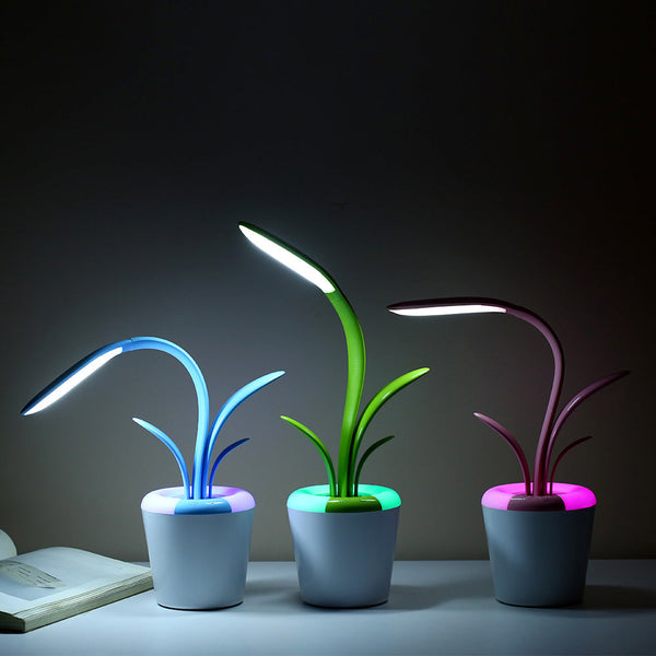 Modern Plant Desk Lights USB