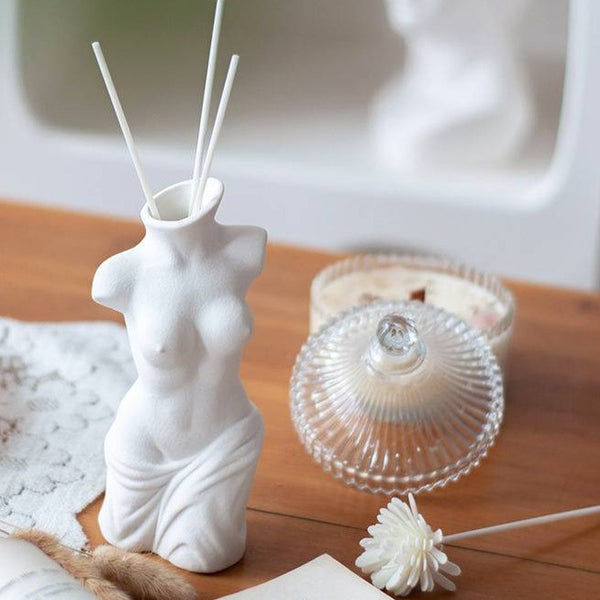 Femme Ceramic Vase Incense Holder